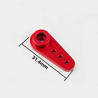 Haute qualité 1/8 1/10 RC voiture camion Wltoys Himoto Redcat Traxxas pièces axiales 25t Servo klaxon 3 trous