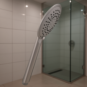 Cabezal de ducha de 3 chorros Mod 13012 cromado, 5 cm de ancho, 29,5 cm de alto, 15,5 cm de largo, accesorio para cuarto de ducha - Product Image 3