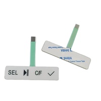 Claviers à membrane non tactiles professionnels pour télécommande avec couleur et taille personnalisées