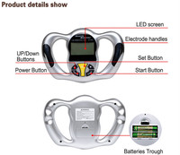 Moniteur de fitness portable Binzim Mini, fonctionnant sur piles AAA, étanche, avec connexion USB, analyseur de peau et d'IMC, garantie 1 an