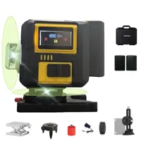 Niveau laser automatique Guiruida Mini haute précision 12 lignes, intégré sol-mur, auto-nivelant 3.5, vert 515nm