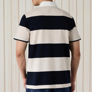 Custom Made Colors & Designs Breathable Rugby Polo <b>Shirt</b> 100% Cotton Custom Sublimation Printed Unisex Rugby Polo <b>Shirt</b> - Product Image 2