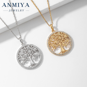 Nouveau design personnalisé <span class=keywords><strong>de</strong></span> bijoux en <span class=keywords><strong>argent</strong></span> Sterling pour femmes <span class=keywords><strong>collier</strong></span> <span class=keywords><strong>arbre</strong></span> <span class=keywords><strong>de</strong></span> <span class=keywords><strong>vie</strong></span> personnalisé pour cadeau <span class=keywords><strong>de</strong></span> famille pour couple - Product Image 1