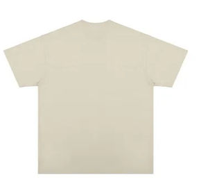 Venta caliente de alta calidad de peso pesado 95% algodón, 5% Spandex Color sólido de gran tamaño cuello redondo Camiseta para hombres - Product Image 5