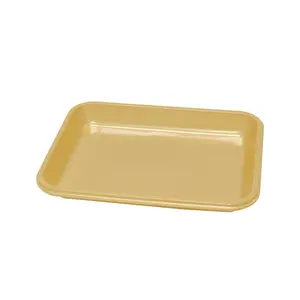 Hot Sale Pp High Barrier Trays Plastic Meat Packing Tray Black And Gold Meat Tray Packaging