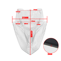 Pare-brise de moto XXUN, panneau avant pour Yamaha NMAX125 NMAX155 NMAX 125 155 2021 2022 2023 2024