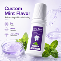 Bain de bouche probiotique OEM ODM 100ml – Rinçage buccal Haleine fraîche en 30s – Nettoyage en profondeur – Menthol SOD – Équilibre de la flore – Gels de soin buccal