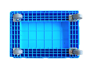Heavy Duty <strong>4</strong> Trolley <strong>Wheels</strong> Plastic Moving Pallet Crate <strong>Dolly</strong> Transport Moving <strong>Dolly</strong> - Product Image 3