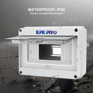 EPEPRO HT-<span class=keywords><strong>8</strong></span>方式MCB断路器IP65防水配电箱，带DIN导轨可靠的电气保护 - Product Image 3
