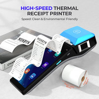 2 + 32G Android POS 58mm Impresora térmica de recibos Factura POS Máquina de mano Dispositivo de facturación Z500