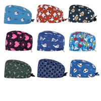 Gorro Quirúrgico Unisex Ajustable para Enfermería Dental, Belleza, Quimioterapia y Uso Bucal - 100% Poliéster, Gorro Casual para las Cuatro Estaciones