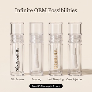 หลอดลิ<span class=keywords><strong>ป</strong></span>กลอส PETG จัมโบ้ ขนาด 3.8 มล. บรรจุภัณฑ์เครื่องสำอางเปล่าสำหรับความงาม - Product Image 3