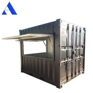 Op Maat Gemaakte Verplaatsbare Bar Cafe Winkel <span class=keywords><strong>10ft</strong></span> Verzending Container Coffeeshop Container Coffeeshop Food Kiosk - Product Image 6