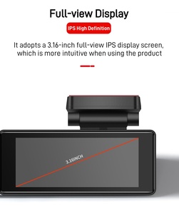 Caméra embarquée 4K avec vision nocturne, ADAS, Wi-Fi, cordon d'alimentation ACC, enregistrement en boucle 24h/24 et GPS pour véhicules - Product Image 4