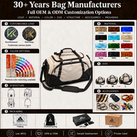 Tas Duffel Olahraga Custom Grosir untuk Gym dengan Logo, Anti Air, Bahan Nylon 30-40L, untuk Olahraga, Fitness, Liburan Akhir Pekan, Unisex, Wanita & Pria