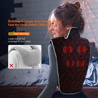 Gilet chauffant de massage intelligent gilet de massage corporel coussin d'acupuncture de massage coussinets filaires