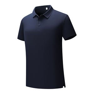 เสื้อโปโลแขนสั้นผู้ชาย สีพื้น ผ้าฝ้าย ระบายอากาศได้ดี สวมใส่สบาย ผ้าปิเก้ ทรงปกติ - Product Image 3