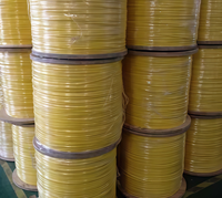 Cable Óptico Autoportante de 2 Hilos en Forma de 8 con Mensajero FRP, Retardante de Llama LSZH, GJFJBV, Cable de Bajada Aérea FTTH