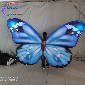 Papillon gonflable costume pour la taille adulte, merveilleux costume d'animal de haute qualité dans la fête