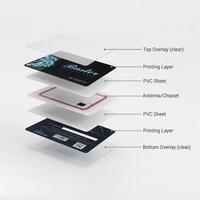 Cartes de contrôle d'accès personnalisées vierges, étanches, résistantes aux intempéries, VIP Pro, en polycarbonate PVC, NFC RFID T5577, pour les cartes de membre d'hôtel
