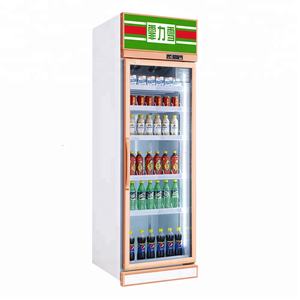 Réfrigérateur vertical à affichage de température unique pour dépanneur commercial 5 étagères refroidisseur de bière à contrôle de température numérique - Product Image 1