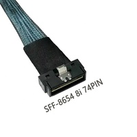 LUNG KAY SlimSAS 8i SFF-8654 a 8 Puertos SATA 12Gbps, Adaptador Interno Mini SAS para Servidor, Almacenamiento RAID, Venta al Por Mayor de Fábrica