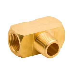 Trong kho 1/4 3/8 3/4 inch Brass Nam chi nhánh <span class=keywords><strong>TEE</strong></span> phụ kiện đường ống - Product Image 1