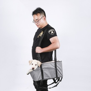 Housse de siège arrière personnalisée pour animaux de compagnie, étanche, portable, de voyage, pour petit chien, <span class=keywords><strong>rehausseur</strong></span> de voiture, accoudoir central, console centrale, siège avec ceinture - Product Image 4