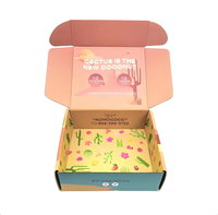  Boîte d'emballage en carton ondulé certifiée pour vêtements et e-commerce, boîtes personnalisées de luxe colorées avec logo
