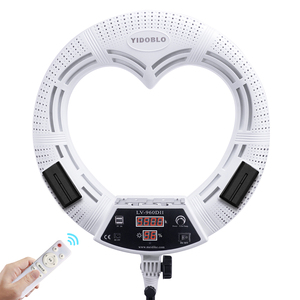 12 18 <span class=keywords><strong>20</strong></span> pouces photographique <span class=keywords><strong>Tik</strong></span> <span class=keywords><strong>Tok</strong></span> coeur anneau fabricant RL18 table d'inondation anneau lumineux avec trépied support kit de LV-960D - Product Image 5