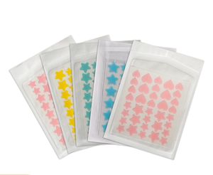 Forma personalizada Estrellas de colores Hidrocoloide Acné Imperfecciones Parches para espinillas Parches para el acné Etiqueta privada - Product Image 1