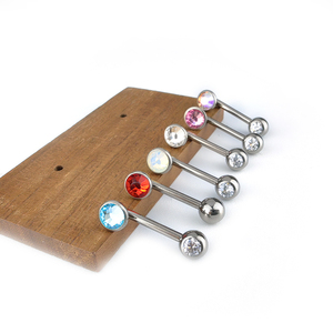 Venta al por mayor Retenedores y joyería Hide-it Titanio 14G Cristal Christina <span class=keywords><strong>Piercing</strong></span> Vertical Clítoris Aro <span class=keywords><strong>VCH</strong></span> Anillo <span class=keywords><strong>Piercing</strong></span> Genital - Product Image 2