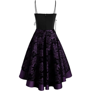 ربيع وصيف فستان أنيق للنساء من القطن الأساسي فستان حفلات صغير برقبة V كاجوال للنادي - Product Image 4