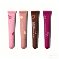 4 Couleurs – Crème Hydratante Transparente Longue Durée – Gloss à Lèvres Peptidique Imperméable Format Voyage – Soin des Lèvres – Édition Limitée Anniversaire – Meilleures Ventes