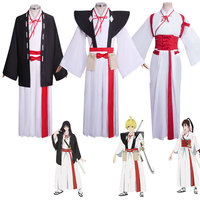 Costumes unisexes pour adultes en polyester de style manga, inspirés de l'anime Flying Comic Jigoku Raku Shiba Maru Yamada Shizakichi Kitaomaru, pour Halloween
