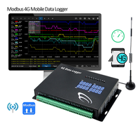 Enregistreur de données de compteur d'eau multifonction Réseau 4G Haute température Humidité Instruments de mesure électroniques