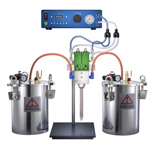 Máquina de llenado de pegamento semiautomática de dos componentes AB 36Z 1L con agitación eléctrica, ideal para resina epoxi y pegamento de encapsulado. - Product Image 1