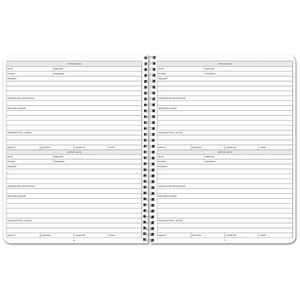 Agenda Médica, Cuaderno de Registro de Citas Médicas, Cuaderno de Registro de Citas con Orificio para Fijar Clips, Cuadernos de Registro - Product Image 2