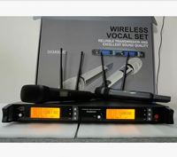 Microphone sans fil UHF professionnel avec connecteur XLR, suppression du bruit, métal, portable, SKM-9000 pour scène et karaoké