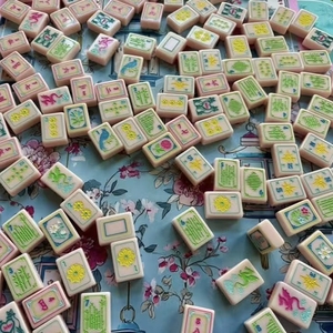 Juego de Fichas de Mahjong Americanas de Acrílico Grabadas Personalizadas, 160 Piezas, Fichas de Mahjong de Lujo - Product Image 4