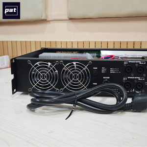 เครื่องขยายเสียง FP Professional 10000Q 1350W X4 แอคทีฟ ดิจิตอล คลาส D 4 แชนแนล สำหรับเวทีคาราโอเกะ ดีเจ กำลังขับ 4 โอห์ม ตัวเครื่องโลหะ - Product Image 4