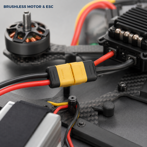 Connettore MR60 a 3 pin 30A-60A ad alta corrente, in ottone placcato, con alloggiamento in PA, spina maschio/femmina, guaina per connessione ESC motore brushless - Product Image 3