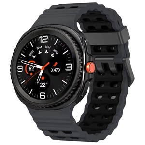 <span class=keywords><strong>Correa</strong></span> de Silicona de Doble Color para Samsung Galaxy <span class=keywords><strong>Watch</strong></span> 8 Classic 46mm 8 40mm 44mm, Venta al por Mayor - Product Image 1
