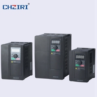 CHZIRI ZVF300H-G011P015T4MD Variateur de fréquence triphasé 380V certifié CE, contrôle vectoriel/V/F/force de torsion sans capteur pour ascenseur et pompe à eau 50Hz-60Hz