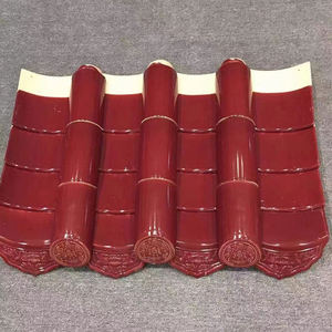 Material de techado de terracota esmaltado opaco <span class=keywords><strong>restaurante</strong></span> de Villa de templo de estilo chino - Product Image 5