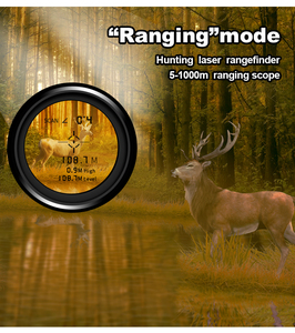 جهاز قياس المسافات بالليزر للصيد والرماية بمدى 1000 متر، مع حزام مموج وخاصية الإمالة لقياس المسافات في الجولف - Product Image 5