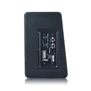 Système audio de voiture actif Jl Audio avec deux caissons de basses de 10 pouces, boîtier en bois, sortie mono - Product Image 2