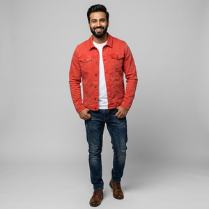 2026 New Wholesale High Quality Spring <b>Mens</b> Cotton Jeans <b>Jacket</b> Custom <b>Mens</b> <b>Denim</b> <b>Jacket</b> for <b>Men</b> - Product Image 1