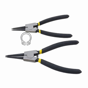 YTH Externe Gerade Sicherungsringzange 45 #   Stahl-Sicherungsringzange für Wellenmontierte Sicherungsringe mit PVC-Griff - Product Image 3