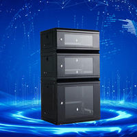 Châssis de serveur en rack 4U 6U 9U 12U, armoire de serveur Internet compacte 19 pouces, boîtier de rack mural avec ventilateur